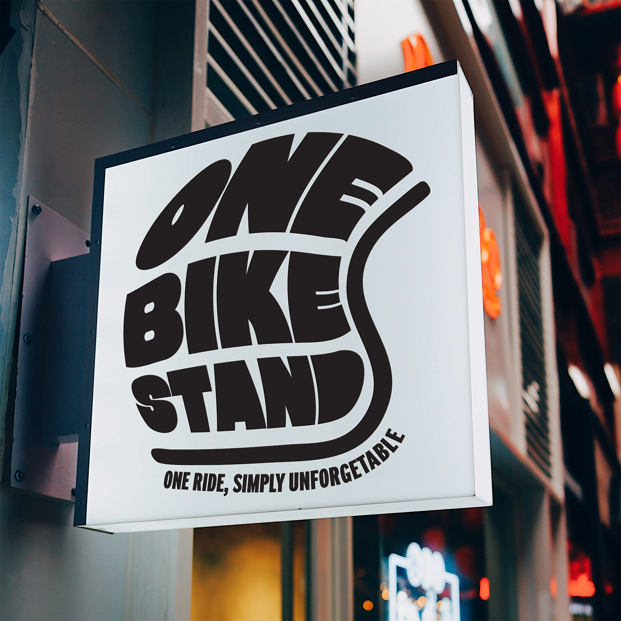 One Bike Stand σήμανση